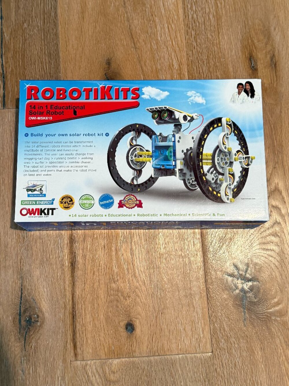 Owikit Robotikits New 14 In 1 Educational Solar Robot Kit MSK615 Mechanical Toy